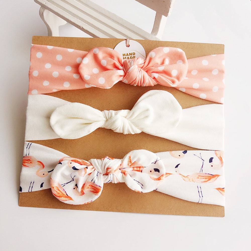 Bow Headbands Infant Wear (Set of 3)